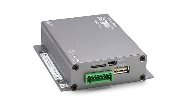 ThingMagic® Sargas (2-Port) UHF / RAIN Fixed Mount RFID Reader - Product Shot 3